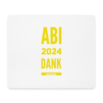 Abitur 2024 Geschenkidee - Mousepad (Querformat) - Weiß - Vorne