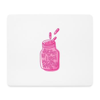 what if i lose my sparkle Spruch mental health - Mousepad (Querformat) - Weiß - Vorne