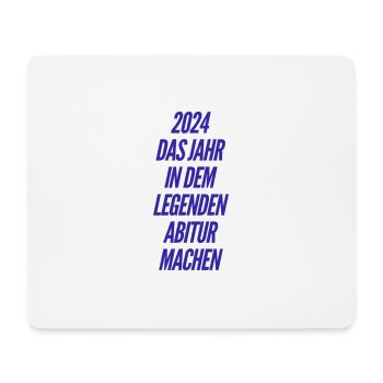 Abi Abitur - Mouse Pad (horizontal) - white - Front
