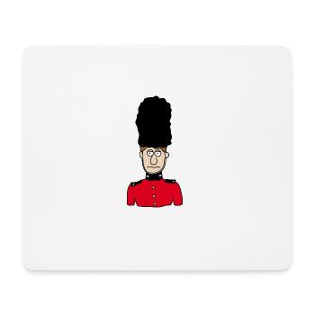 Palastwache England UK Großbritannien Königin Sir - Mousepad (Querformat) - Weiß - Vorne
