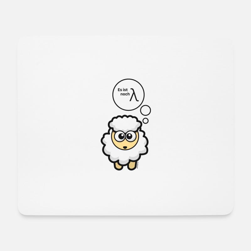 Es ist noch Lamm da - Mousepad (Querformat) - Weiß