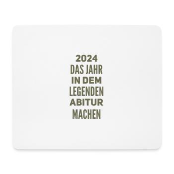 ABI Abitur - Mouse Pad (horizontal) - white - Front