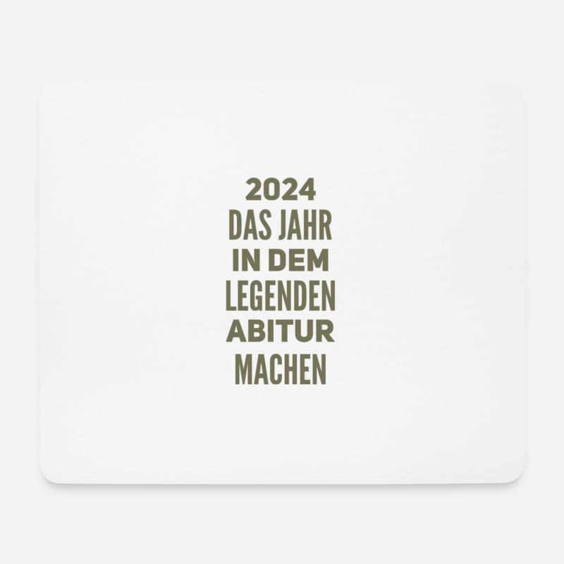 ABI Abitur - Mouse Pad (horizontal) - white
