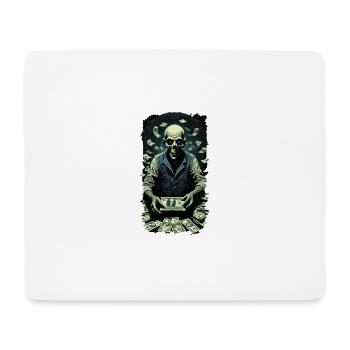 666moneyzombie No.4 - Mousepad (Querformat) - Weiß - Vorne