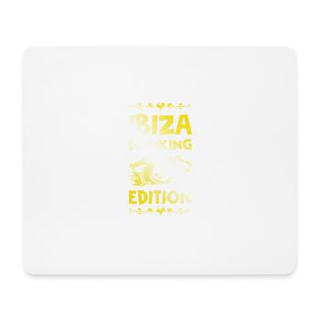 Ibiza Drinking Spruch - Mousepad (Querformat) - Weiß - Vorne