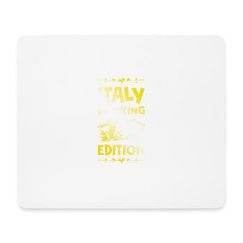 Italien Drinking Spruch - Mousepad (Querformat) - Weiß - Vorne