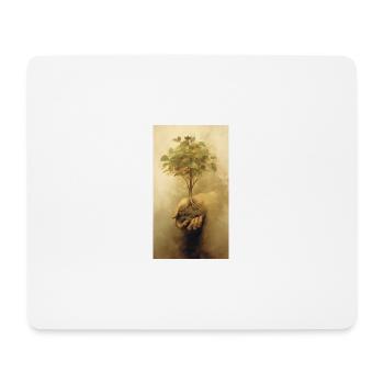 Mutter Natur - Mousepad (Querformat) - Weiß - Vorne