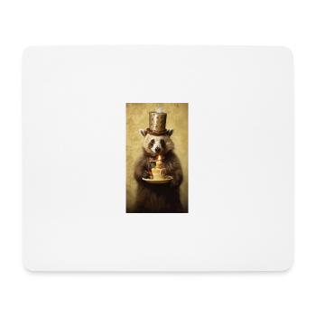 Anniversaire - Tapis de souris (format paysage) - blanc - Devant