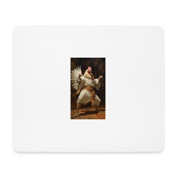 Hahn - Mousepad (Querformat) - Weiß - Vorne