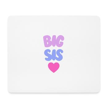 Big Sis Love - Mousepad (Querformat) - Weiß - Vorne