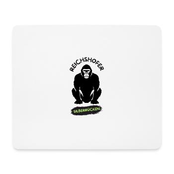 Reichshofer Silberrücken schwarz - Mousepad (Querformat) - Weiß - Vorne