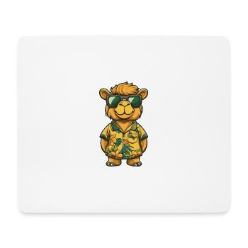 Kamel Comic Cool Sommer - Mousepad (Querformat) - Weiß - Vorne