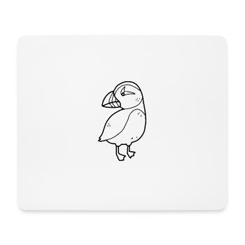Papageitaucher Puffin - Mousepad (Querformat) - Weiß - Vorne