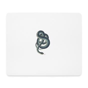 Serpent - Tapis de souris (format paysage) - blanc - Devant