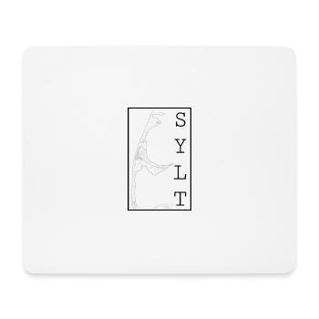 Paysage urbain de Sylt - Tapis de souris (format paysage) - blanc - Devant