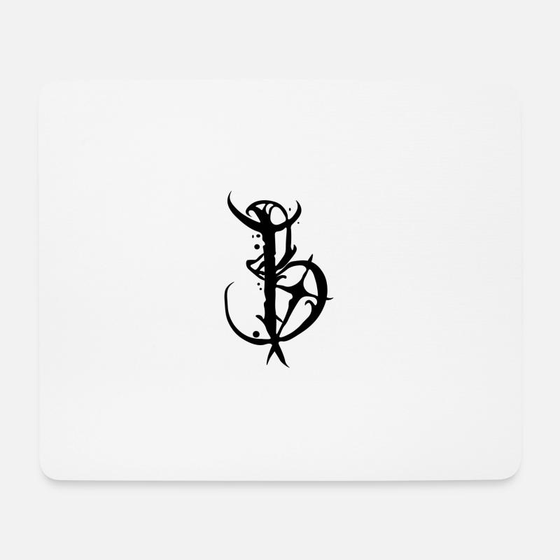 B - Mousepad (Querformat) - Weiß