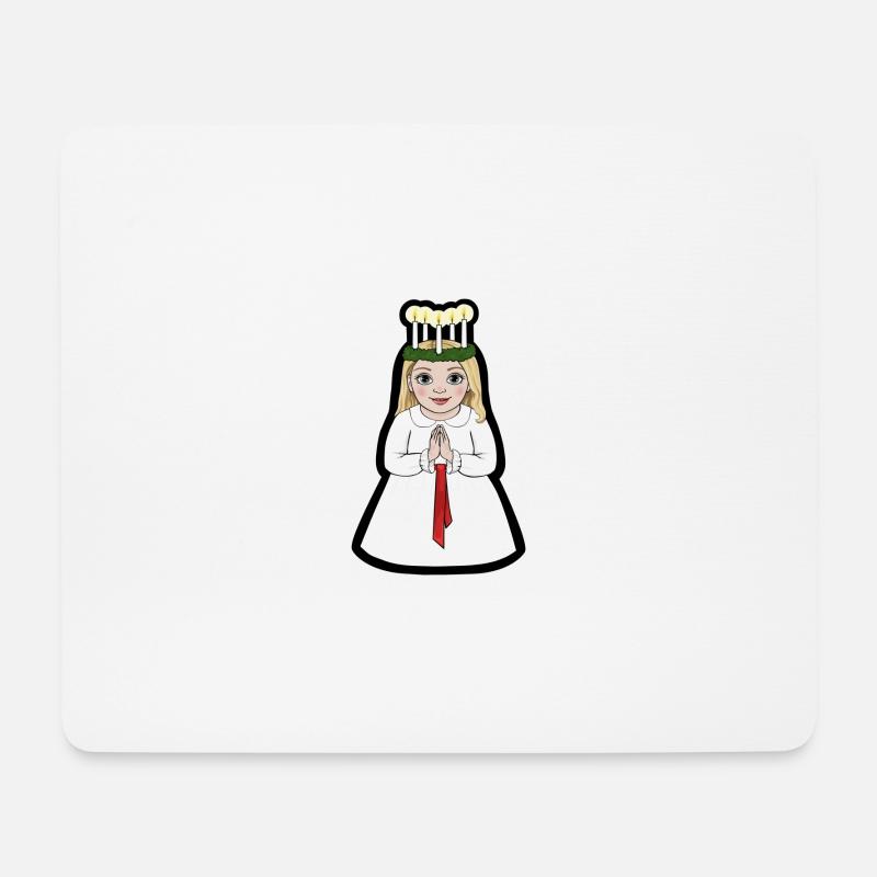 Lucian Greta - Mousepad (Querformat) - Weiß