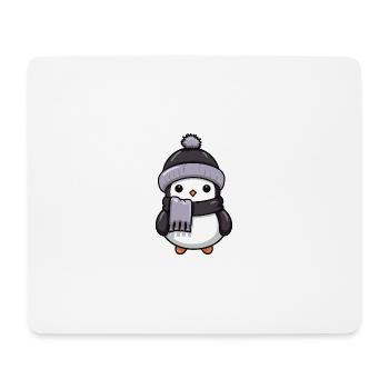 Penguin Winter Animal Baby Comic - Mouse Pad (horizontal) - white - Front