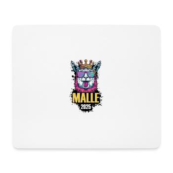 Malle 2025 Alpaga Party Holiday - Tapis de souris (format paysage) - blanc - Devant