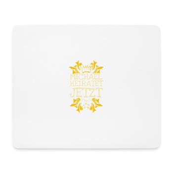 Bachelor Michael - Mousepad (Querformat) - Weiß - Vorne