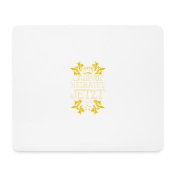 Caspar as Bachelor - Mouse Pad (horizontal) - white - Front