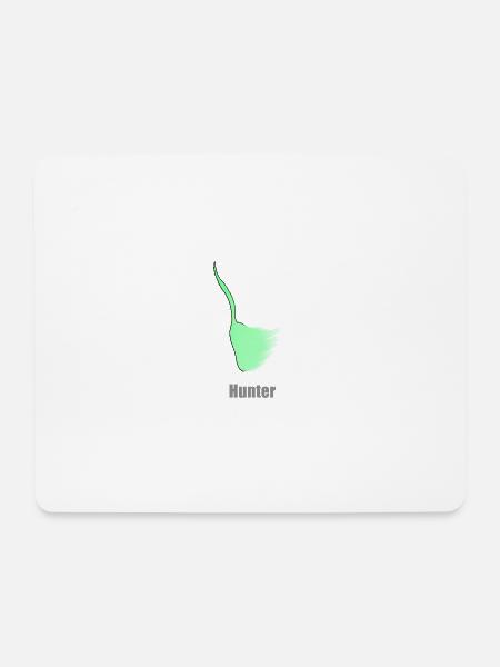 Hunter - Mousepad (Querformat) - Weiß