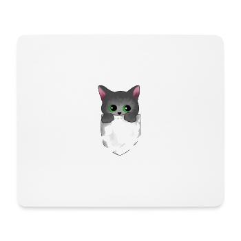 Katzenbaby Perser Birma - Mousepad (Querformat) - Weiß - Vorne