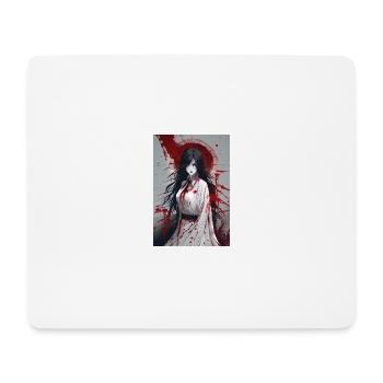 Anime Bloody Mary - Mousepad (Querformat) - Weiß - Vorne