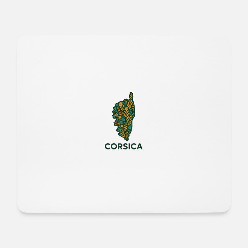 Corsica Immortelle - Mousepad (Querformat) - Weiß