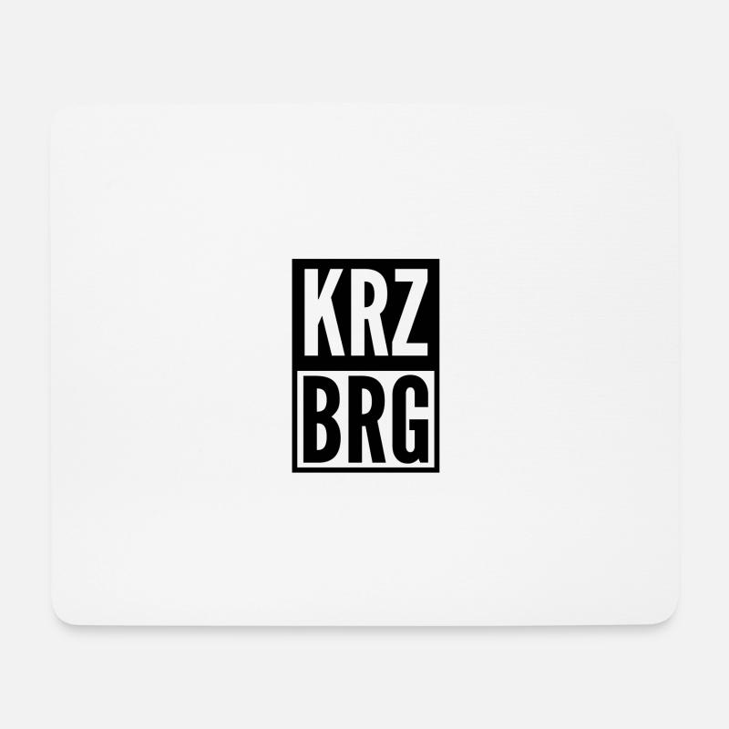 Krzbrg - Kreuzberg - Mousepad (Querformat) - Weiß