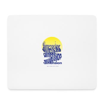 New Dimension - Mousepad (Querformat) - Weiß - Vorne