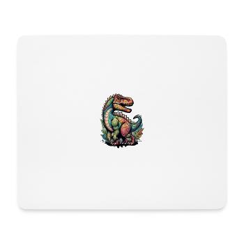 Colorful dragon design for fantasy fans - Mouse Pad (horizontal) - white - Front