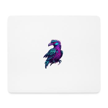 Neon Phoenix Color Flight - Mouse Pad (horizontal) - white - Front