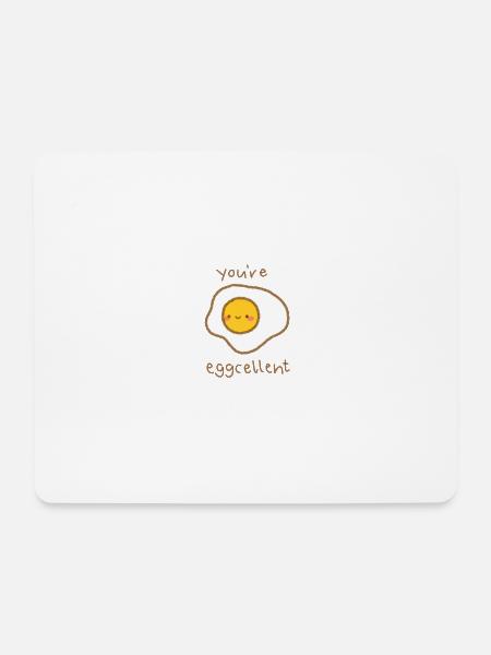 you ´re eggcellent - Mousepad (Querformat) - Weiß