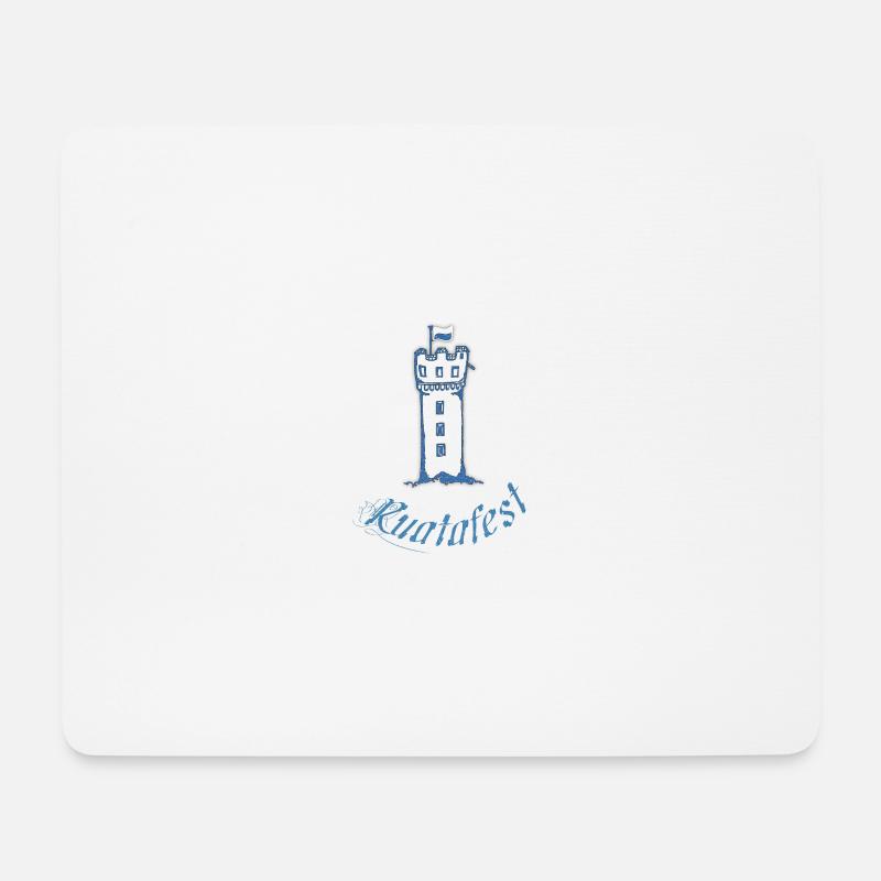 Ravensburg Rutenfest - Mousepad (Querformat) - Weiß
