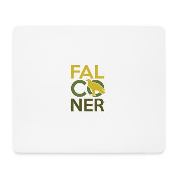 Pickling falconry - Mouse Pad (horizontal) - white - Front