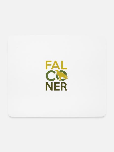 Beizjagd falknerei - Mousepad (Querformat) - Weiß