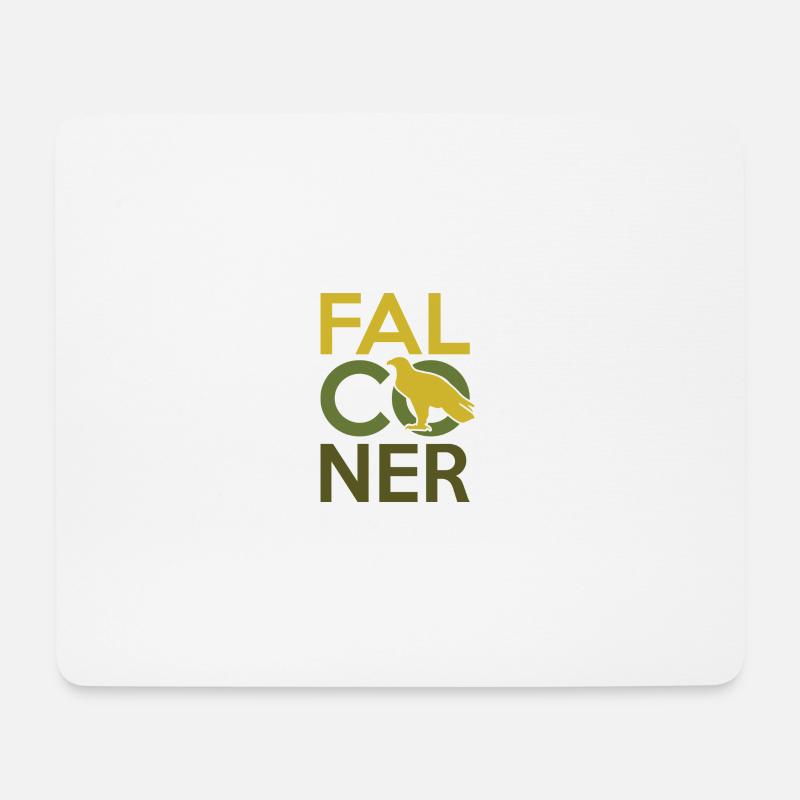 Beizjagd falknerei - Mousepad (Querformat) - Weiß