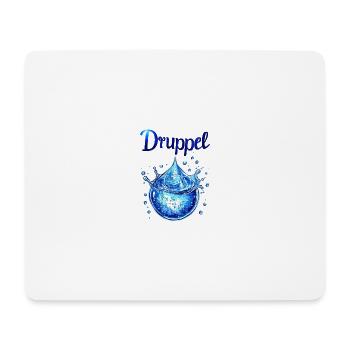 Wassertropfen - Mousepad (Querformat) - Weiß - Vorne