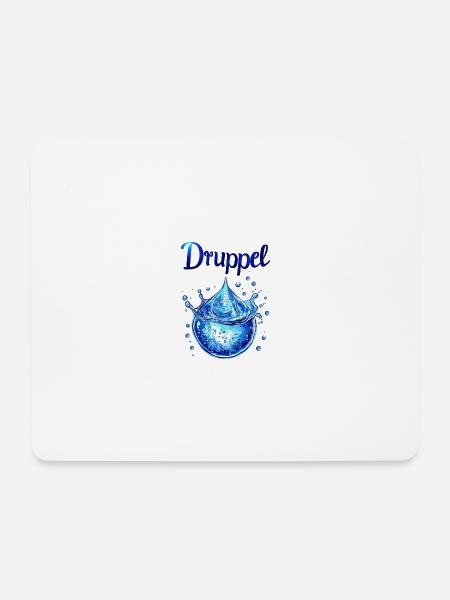 Drop of water - Mouse Pad (horizontal) - white
