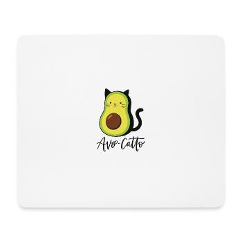 Chat avocat - Tapis de souris (format paysage) - blanc - Devant
