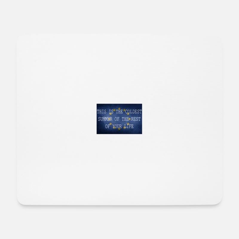 Climate protection slogans Europe - Mouse Pad (horizontal) - white