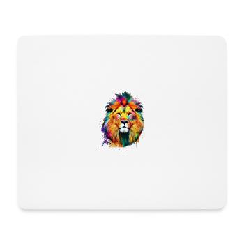 Lionsplash - Mousepad (Querformat) - Weiß - Vorne