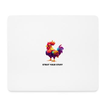 STRUT YOUR STUFF - Mousepad (Querformat) - Weiß - Vorne