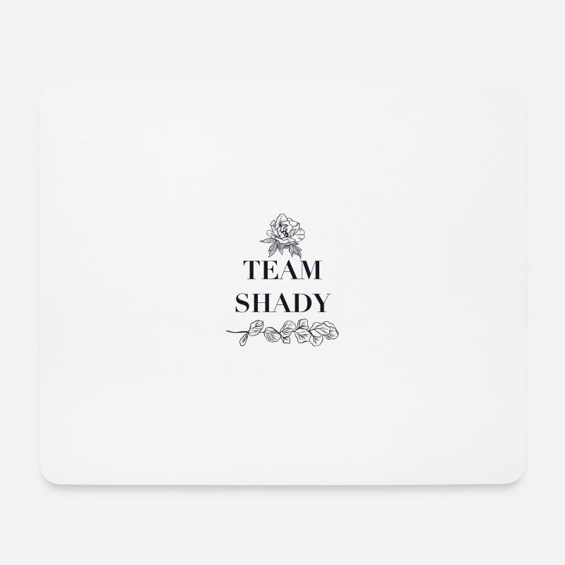 TEAM SHADY - Mousepad (Querformat) - Weiß