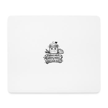 Kuscheljam Motiv Sauerteig Herz - Mousepad (Querformat) - Weiß - Vorne