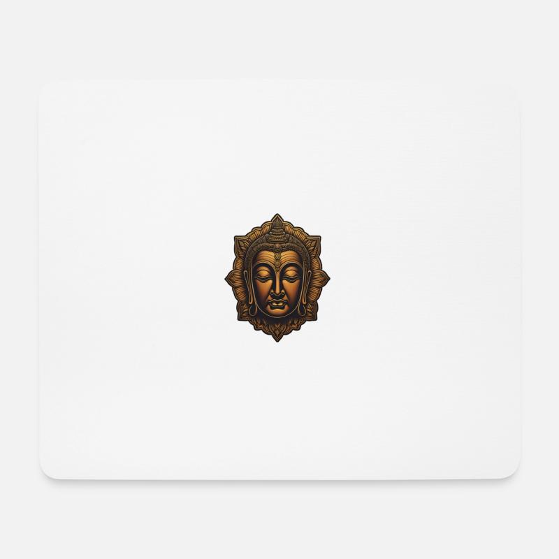 Buddha - Mouse Pad (horizontal) - white
