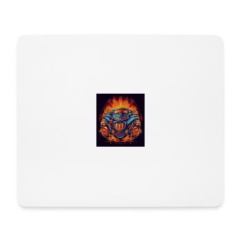 Turbo atomic 4 - Mousepad (Querformat) - Weiß - Vorne