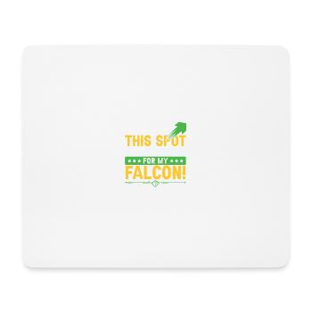 Dicton de la fauconnerie - Tapis de souris (format paysage) - blanc - Devant