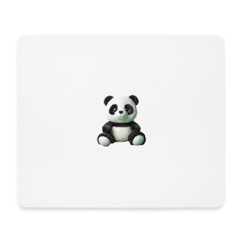Panda - Mousepad (Querformat) - Weiß - Vorne